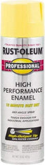 Rust-Oleum - Safety Yellow, Gloss, Rust Proof Enamel Spray Paint - 14 Sq Ft per Can, 15 oz Container, Use on Multipurpose - Benchmark Tooling