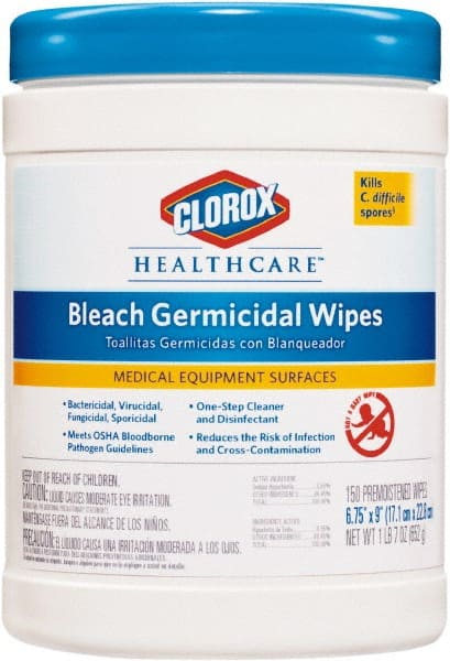 Clorox Healthcare - Pre-Moistened Disinfecting Wipes - Exact Industrial Supply