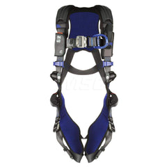 Fall Protection Harnesses: 420 Lb, Vest Style, Size X-Small, For Climbing, Back & Front Quick-Connect Leg Strap, Quick-Connect Chest Strap