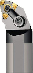 Seco - 50mm Min Bore Diam, 350mm OAL, 40mm Shank Diam, S-MWLN Indexable Boring Bar - 50mm Max Bore Depth, WN.. 0804.. Insert, Pin & Clamp Holding Method - Benchmark Tooling