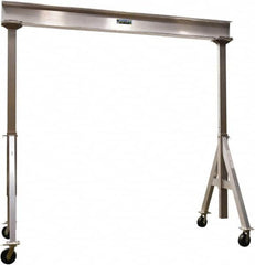Vestil - 6,000 Lb Load Capacity, Aluminum Gantry Crane - 12' Span - Benchmark Tooling