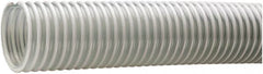 Kuriyama of America - 3" ID x 3.64" OD, 40 Max psi, Full In. Hg, Dry Material Handling & Transfer Hose - PVC, -40 to 150°F, 4" Bend Radius, 100' Coil Length, Clear - Benchmark Tooling