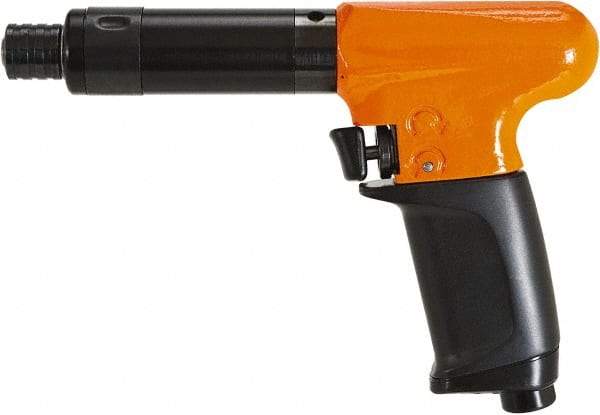 Cleco - 1/4" Bit Holder, 1,100 RPM, Pistol Grip Handle Air Screwdriver - 10 to 40 In/Lb Torque, 1/8" Inlet, 11 CFM - Benchmark Tooling