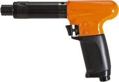 Cleco - 1/4" Bit Holder, 1,100 RPM, Pistol Grip Handle Air Screwdriver - 10 to 45 In/Lb Torque, 1/8" Inlet, 11 CFM - Benchmark Tooling