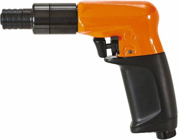 Cleco - 1/4" Bit Holder, 1,900 RPM, Pistol Grip Handle Air Screwdriver - 26 In/Lb Torque, 1/8" Inlet, 11 CFM - Benchmark Tooling