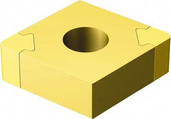 Sandvik Coromant - CNGA432 Grade 7015 Carbide Turning Insert - TiN Finish, 80° Diamond, 1/2" Inscr Circle, 3/16" Thick, 1/32" Corner Radius - Benchmark Tooling
