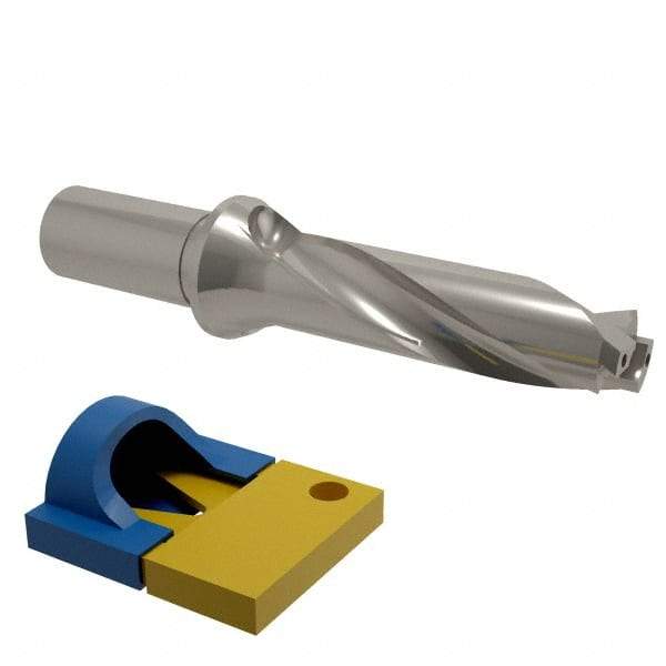 Iscar - 17mm to 17.9mm Diam, 3xD, 51mm Max Depth, 20mm Shank Diam, 127.9mm OAL, Replaceable-Tip Drill - FCP, ICK, ICK-2M, ICM, ICN, ICP, iCP-2M Insert, 17 Seat Size, 73472896 Toolholder, Series SumoCham - Benchmark Tooling