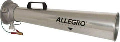 Allegro - 30-1/2 Inch Long, Galvanized Steel Venturi Style Pneumatic Blowers - 1/2 Inch NPT, 7.31 Inch Base Diameter, 7 Inch Face Diameter - Benchmark Tooling