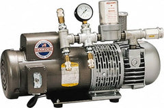Allegro - 3 Man Connection, Hansen Coupling, Portable SAR Air Compressor - 15 Max PSI, 20 (60 Hz) CFM, 1.5 Hp - Benchmark Tooling
