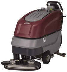 Minuteman - 26" Cleaning Width, Electric Floor Scrubber - 0.60 (Vacuum) & 0.75 (Brush) hp, 180 RPM, 65" Water Lift, 19 Gal Tank Capacity, Series E26 - Benchmark Tooling