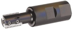 Kennametal - 1.18" Cut Diam, 2.2" Max Depth of Cut, 1" Shank Diam, Internal/External Indexable Thread Mill - Insert Style TM25.., 5 Inserts, Toolholder Style TM, 4.53" OAL - Benchmark Tooling