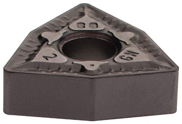 Iscar - WNMG432 GN Grade IC907 Carbide Turning Insert - 80° Trigon, 1/2" Inscr Circle, 3/16" Thick, 1/32" Corner Radius - Benchmark Tooling
