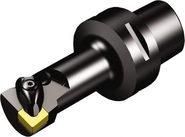 Sandvik Coromant - Left Hand Cut, Size C5, CNMG 432 Insert Compatiblity, Modular Turning & Profiling Cutting Unit Head - 17mm Ctr to Cutting Edge, 90mm Head Length, Through Coolant, Series T-Max P - Benchmark Tooling