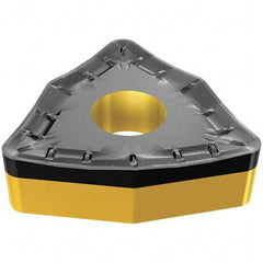 Iscar - WNMM432 NM Grade IC8250 Carbide Turning Insert - TiCN/Al2O3/TiN Finish, 80° Trigon, 1/2" Inscr Circle, 3/16" Thick, 1/32" Corner Radius - Benchmark Tooling