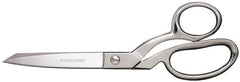 Fiskars - 3-1/2" LOC, 8-1/2" OAL Steel Scissors - Right Hand, Steel Bent Handle, For Fabrics, Textiles - Benchmark Tooling