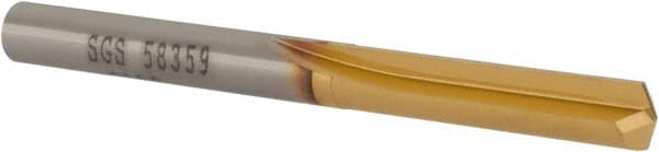 SGS - 7/32", 140° Point, Solid Carbide Straight Flute Drill Bit - Benchmark Tooling