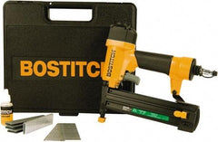 Stanley Bostitch - 5/8 to 1-5/8" Brad Length & 1/2 to 1-1/2" Staple Length, 18 Gauge Staple Gun/Brad Air Nailer - 70 to 100 psi - Benchmark Tooling