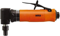 Dotco - 1/4" Collet, Angle Handle, Air Angle Die Grinder - 20,000 RPM, Front Exhaust, 23 CFM, 0.4 hp, 90 psi, 1/4" Inlet - Benchmark Tooling