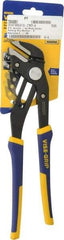 Irwin - 12" OAL, 2-3/4" Jaw Length, Groovelock Pliers - Smooth Jaw, Smooth Head, ProTouch Handles - Benchmark Tooling