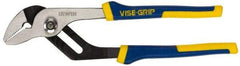 Irwin - 10" OAL, 2" Jaw Length, Groove Joint Pliers - Serrated Jaw, Straight Head, ProTouch Handles - Benchmark Tooling