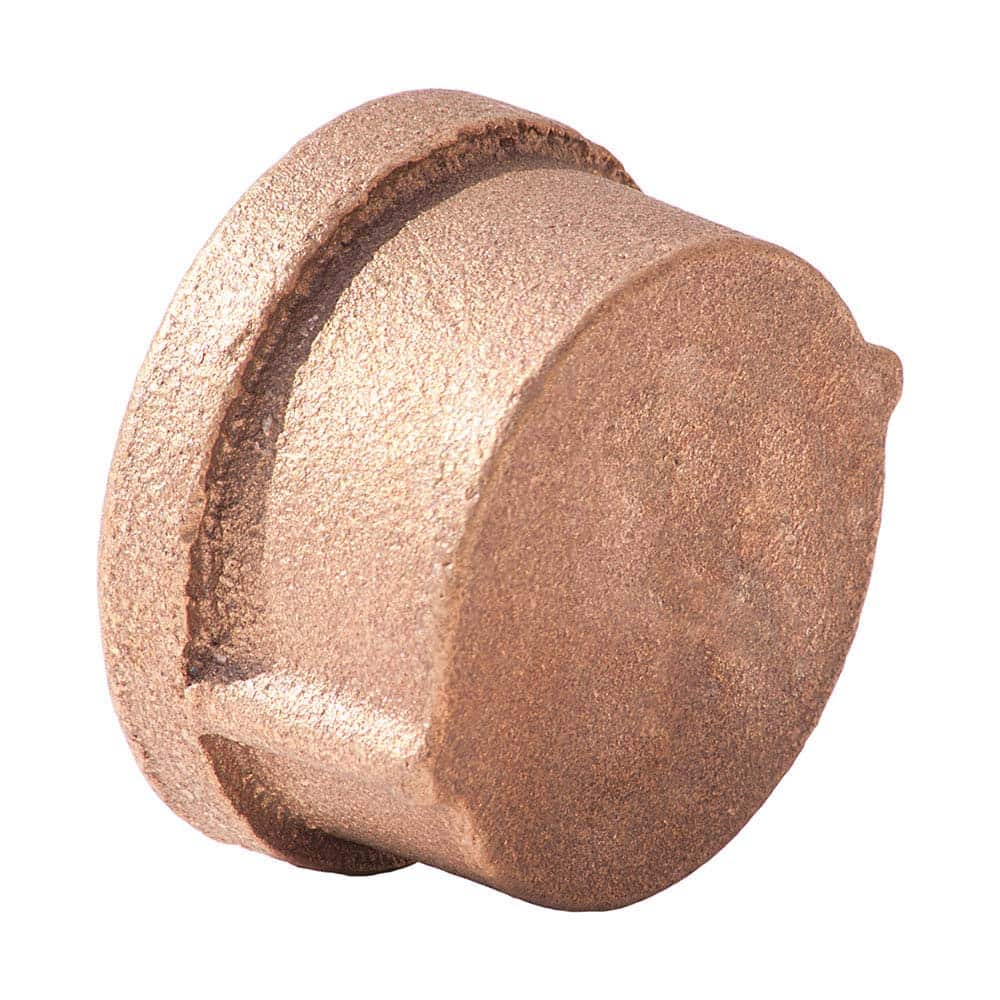 Merit Brass - Brass & Chrome Pipe Fittings Type: Cap Fitting Size: 1/8 - Benchmark Tooling