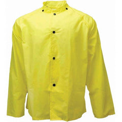 Neese - Size L Yellow Rain & Flame Resistant/Retardant Rain Jacket - Benchmark Tooling