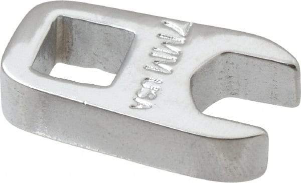 Proto - 7mm 1/4" Drive Chrome Crowfoot Wrench - 33/64" Head Diam x 0.218" Head Thickness, 0.93" OAL - Benchmark Tooling