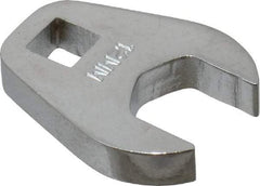 Proto - 1/4" Drive, 12mm, Chrome Finish, Crowfoot Wrench - 61/64" Head Diam, 1.17" OAL, 0.218" Head Thickness - Benchmark Tooling