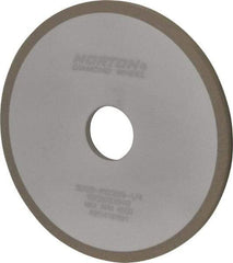 Norton - 6" Diam x 1-1/4" Hole x 1/4" Thick, 120 Grit Surface Grinding Wheel - Diamond, Type 1A1, Fine Grade, Resinoid Bond - Benchmark Tooling