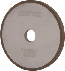 Norton - 7" Diam x 1-1/4" Hole x 1/2" Thick, 180 Grit Surface Grinding Wheel - Diamond, Type 1A1, Very Fine Grade, Resinoid Bond - Benchmark Tooling