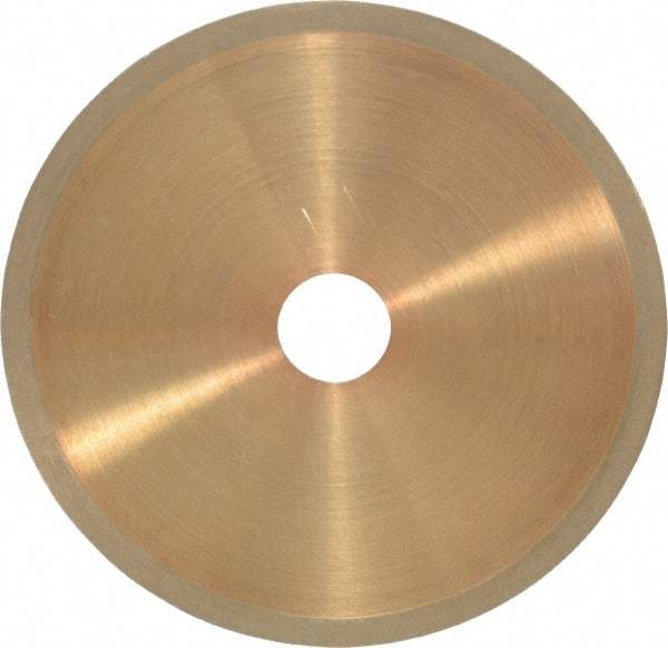 Norton - 3" Diam x 1/2" Hole, 150 Grit Surface Grinding Wheel - Diamond, Medium Grade - Benchmark Tooling