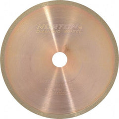 Norton - 4" Diam x 1/2" Hole, 150 Grit Surface Grinding Wheel - Diamond, Type 1A1R, Medium Grade - Benchmark Tooling