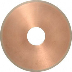 Norton - 5" Diam x 1-1/4" Hole, 320 Grit Surface Grinding Wheel - Diamond, Type 1A1R, Fine Grade - Benchmark Tooling