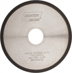 Norton - 6" Diam x 1-1/4" Hole, 120 Grit Surface Grinding Wheel - Type 1A1R, Coarse Grade - Benchmark Tooling