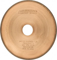 Norton - 7" Diam x 1-1/4" Hole, 120 Grit Surface Grinding Wheel - Diamond, Type 1A1R, Coarse Grade - Benchmark Tooling