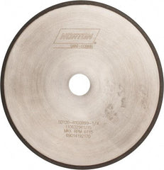 Norton - 10" Diam x 1-1/4" Hole, 120 Grit Surface Grinding Wheel - Diamond, Type 1A1R, Coarse Grade - Benchmark Tooling
