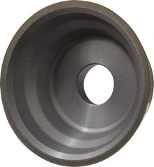 Norton - 3" Diam, 3/4" Hole Size, 1-1/4" Overall Thickness, 150 Grit, Type 11 Tool & Cutter Grinding Wheel - Very Fine Grade, Diamond, Resinoid Bond - Benchmark Tooling