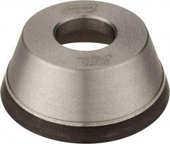 Norton - 3-3/4" Diam, 1-1/4" Hole Size, 1-1/2" Overall Thickness, 120 Grit, Type 11 Tool & Cutter Grinding Wheel - Fine Grade, CBN, Resinoid Bond - Benchmark Tooling