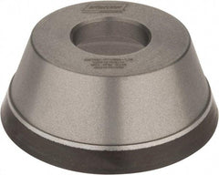 Norton - 3-3/4" Diam, 1-1/4" Hole Size, 1-1/2" Overall Thickness, 180 Grit, Type 11 Tool & Cutter Grinding Wheel - Very Fine Grade, Diamond, Resinoid Bond - Benchmark Tooling