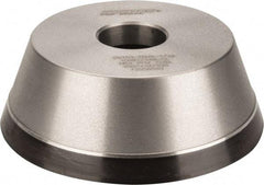 Norton - 5" Diam, 1-1/4" Hole Size, 1-3/4" Overall Thickness, 150 Grit, Type 11 Tool & Cutter Grinding Wheel - Very Fine Grade, CBN, Resinoid Bond - Benchmark Tooling