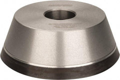 Norton - 5" Diam, 1-1/4" Hole Size, 1-3/4" Overall Thickness, 120 Grit, Type 11 Tool & Cutter Grinding Wheel - Fine Grade, Diamond, Resinoid Bond - Benchmark Tooling