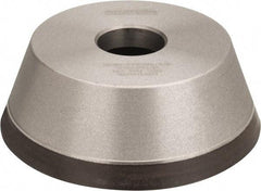 Norton - 5" Diam, 1-1/4" Hole Size, 1-3/4" Overall Thickness, 150 Grit, Type 11 Tool & Cutter Grinding Wheel - Very Fine Grade, Diamond, Resinoid Bond - Benchmark Tooling