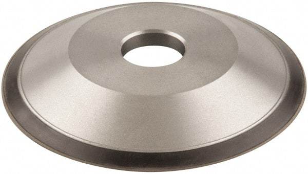 Norton - 6" Diam, 1-1/4" Hole Size, 3/4" Overall Thickness, 150 Grit, Type 12 Tool & Cutter Grinding Wheel - Very Fine Grade, Diamond, Resinoid Bond - Benchmark Tooling