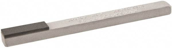 Norton - Very Fine, 1" Length of Cut, Single End Diamond Hone - 220 Grit, 3/8" Wide x 1/4" High x 4" OAL - Benchmark Tooling