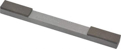 Norton - Very Fine & Super Fine, 1" Length of Cut, Double End Diamond Hone - 220 & 400 Grit, 3/8" Wide x 1/4" High x 4" OAL - Benchmark Tooling