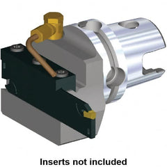 Kennametal - 26 Insert, 54.8mm Head Length, Modular Grooving Blade Holder Head - Right Hand Cut, System Size KM40, Through Coolant, Series A2 - Benchmark Tooling