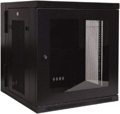 Tripp-Lite - 23-1/2" Overall Width x 12" Rack Height x 21.63" Overall Depth Data Cable Enclosure - 200 Lb Capacity, Black - Benchmark Tooling