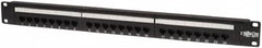 Tripp-Lite - Electrical Enclosure Steel Patch Panel - For Use with Racks - Benchmark Tooling