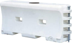 VizCon - 32" High x 6' Max Width Barrier - Low Density Polyethylene, White - Benchmark Tooling