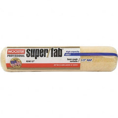Wooster Brush - 1/2" Nap, 12" Wide Paint Roller - Semi-Rough Texture, Synthetic Knit - Benchmark Tooling